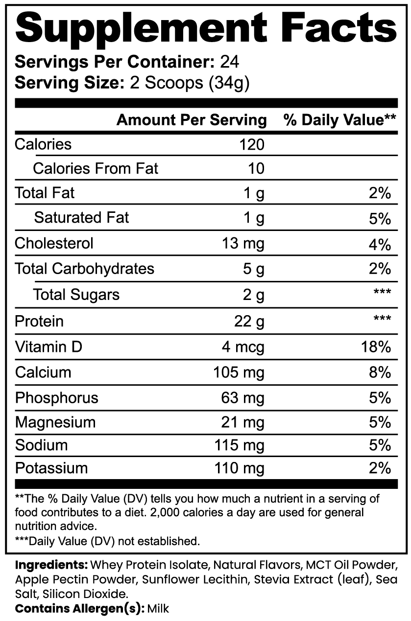 BUILD — Whey Protein Isolate (Vanilla)